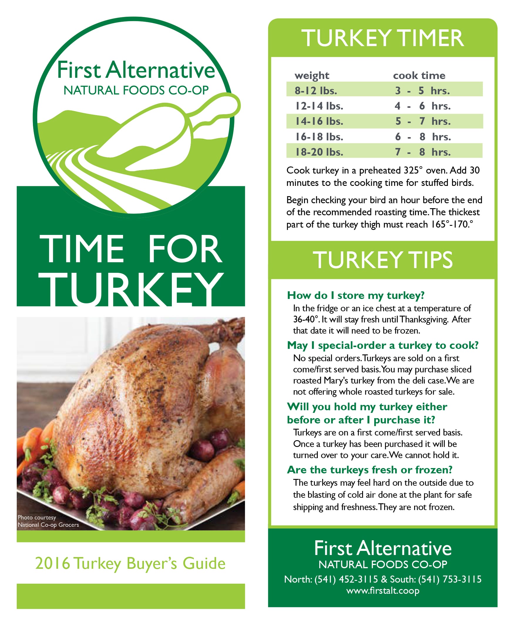 Turkey Time Brochure