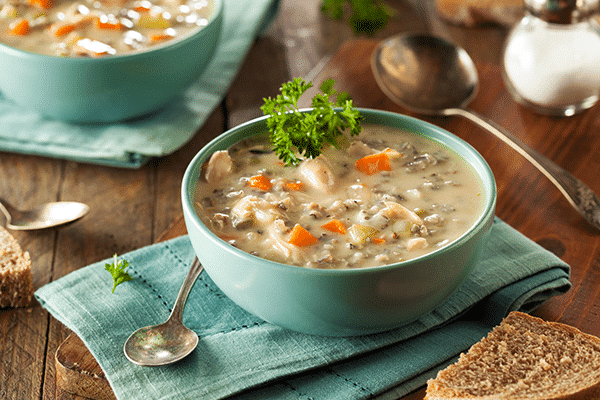 chicken soup with rice