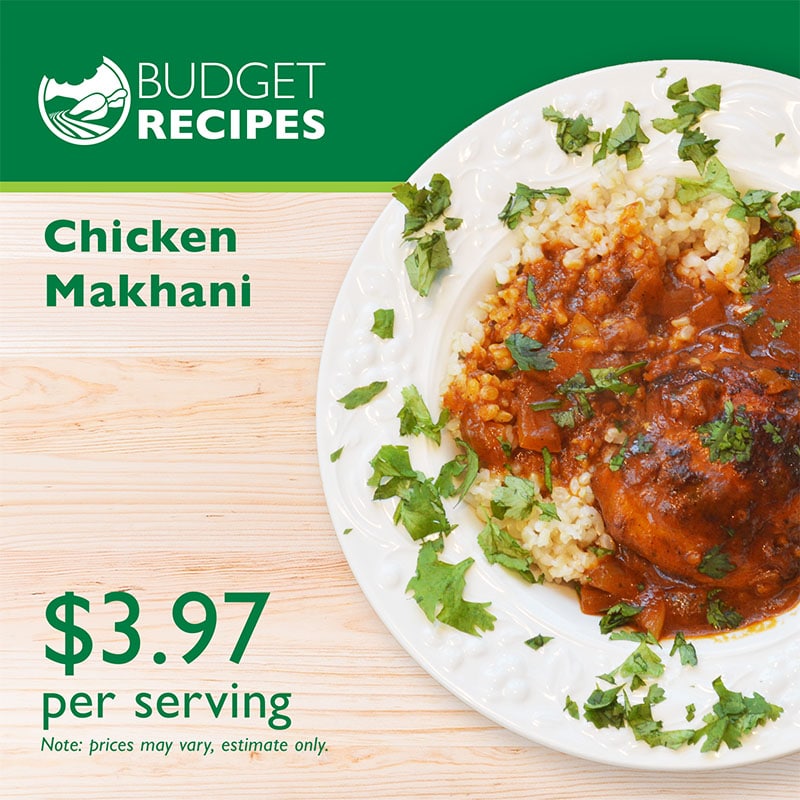 Budget Recipe Chicken Makhani