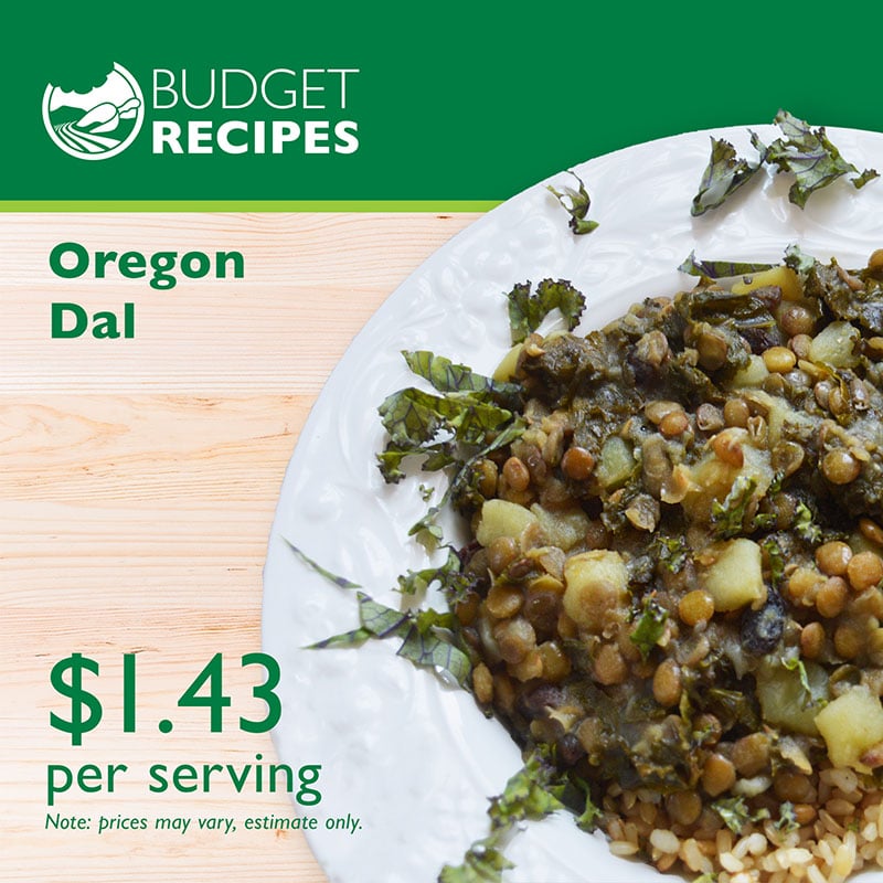 Budget Recipe Oregon Dal