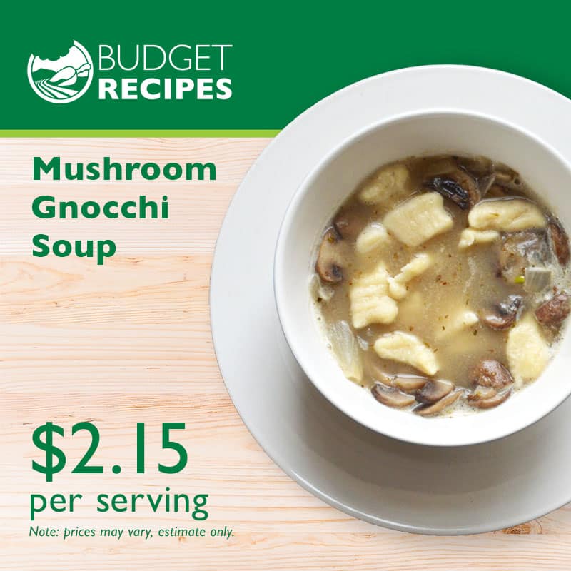 Budget Recipe Gnocchi Soup