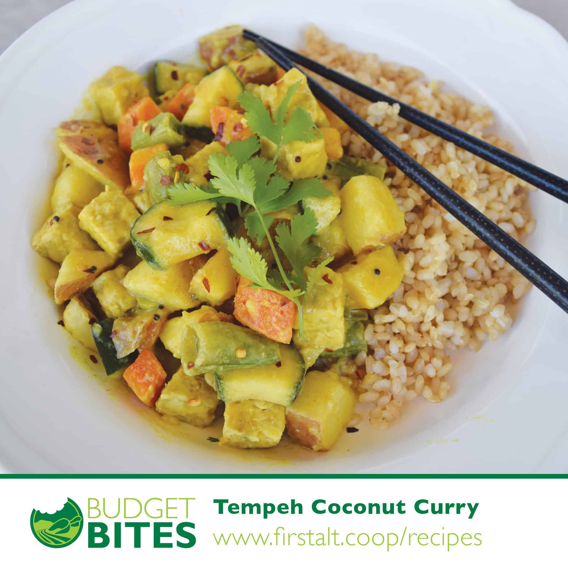Tempeh Coconut Curry