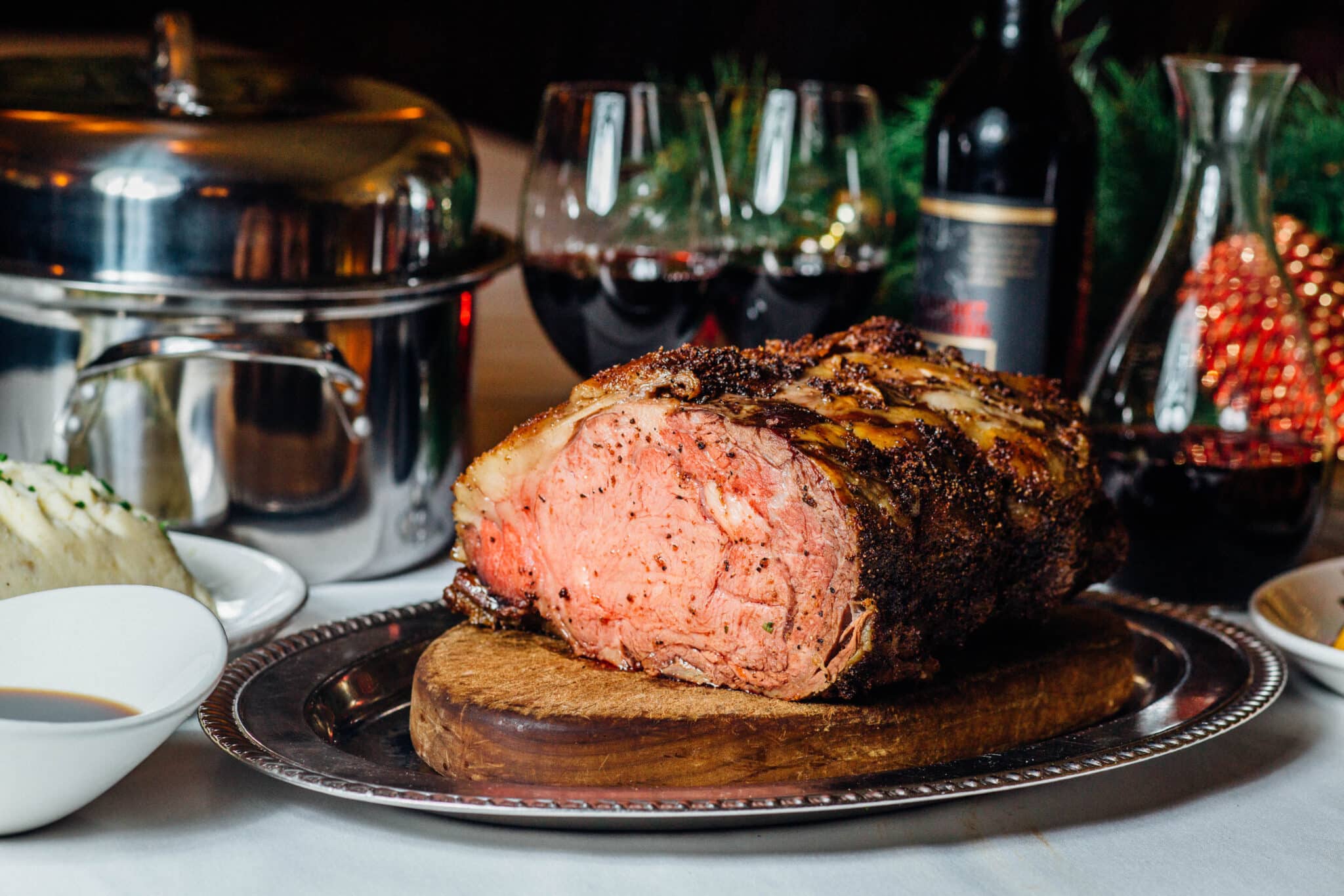 Holiday Roast Table Setting